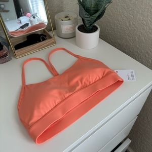 LULULEMON FLOW Y BRA 🍋 sunny coral